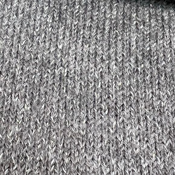Karl Lagerfeld metallic silver cowl neck sweater size S - Picture 16 of 16